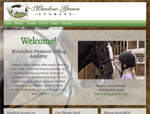 Tablet Screenshot of meadowgreen.com